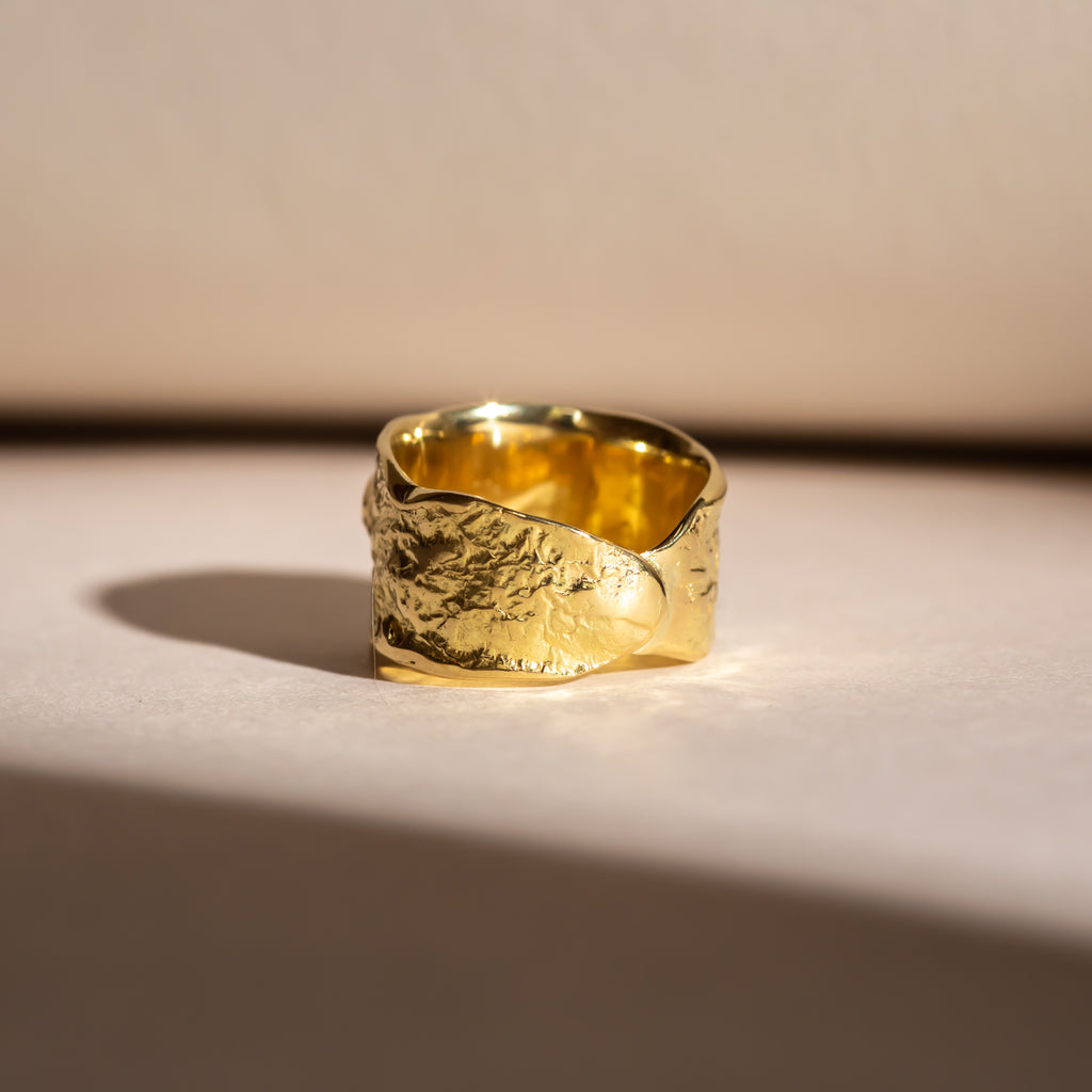 The Heavy Diamond Glacial Ring 18ct Fairtrade Gold