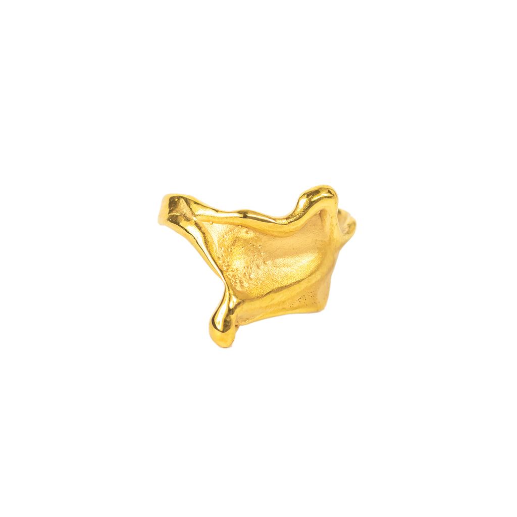 Wave Ring 18ct Fairtrade Gold
