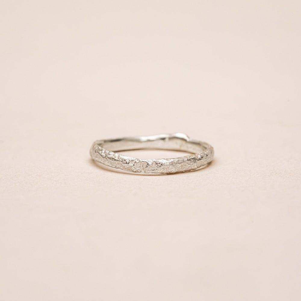 Glacial Band Thin Sterling Silver